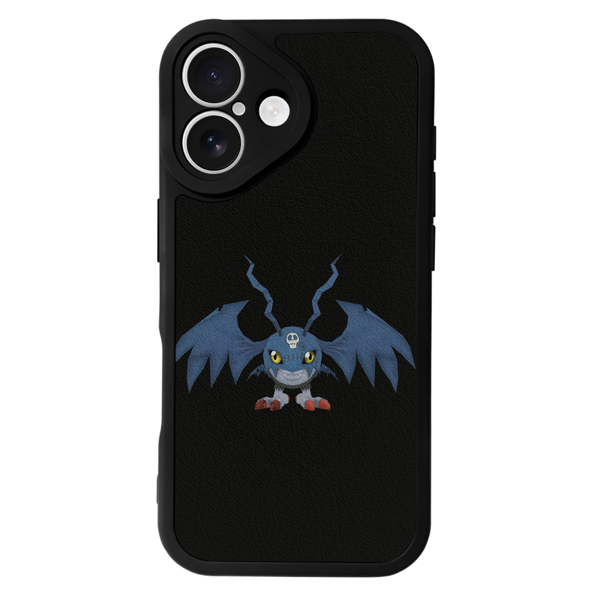 （画像用） Digimon デジタルモンスター/デジモン 【iPhone 16シリーズ対応】シリコンスマホケース（レザー調） 材質：シリコン